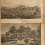 1867 HUGE ATLAS New York City Brooklyn Yonkers Color City MAPS FW Beers