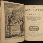 1705 Hebrew Republic MAPS Judaism Judaica Republican Semitism Cunaeus Jewish LAW