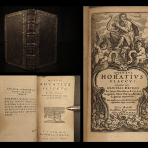 1629 Satires of HORACE Latin Rome Superstition Witchcraft Mythology Elzevier