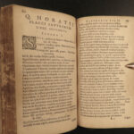1629 Satires of HORACE Latin Rome Superstition Witchcraft Mythology Elzevier