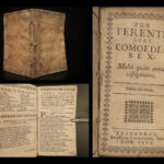 1663 TERENCE Comedies Greek Roman Plays Theatre Terentii Comoediae Edinburgh