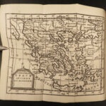 1738 Geography ATLAS 17 Maps Africa Italy Asia America California Island Buffier
