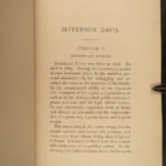 1890 1ed Jefferson Davis Confederate States President Civil War Battles SLAVERY