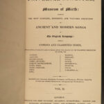 1826 Universal Songster George Cruikshank ART Poetry Song Lyrics Pope Byron 3v