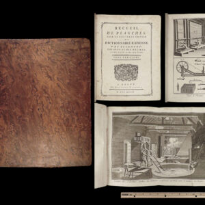 Recueil De Planches, du dictionnaire raisonne des sciences, des arts et des metiers… tome 13. Denis Diderot.