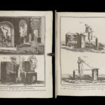 1793 Diderot Encyclopedia 106 Plates GLASS Blowing Fabric Dyeing Turkish Carpets