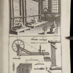 1793 Diderot Encyclopedia 106 Plates GLASS Blowing Fabric Dyeing Turkish Carpets