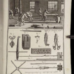 1793 Diderot Encyclopedia 106 Plates GLASS Blowing Fabric Dyeing Turkish Carpets