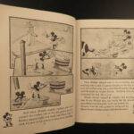 1934 1ed Mickey Mouse Stories Walt DISNEY Cartoons Illustrated Pioneer Days RARE