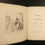 1887 Beauty and the Beast Lamb Illustrations Fairy Tale Fantasy Lang Song Disney