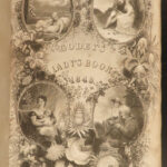 1849 FASHION Godey Lady’s Book American Magazine Illustrated Dress Costume Music
