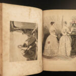 1849 FASHION Godey Lady’s Book American Magazine Illustrated Dress Costume Music