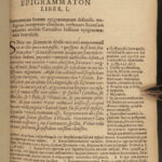 1615 Martial Epigrams Roman Literature Epigrammata Corruption in Rome Farnaby