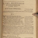 1615 Martial Epigrams Roman Literature Epigrammata Corruption in Rome Farnaby