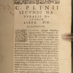 1560 1ed Pliny Elder Natural History MAGIC MEDICINE Fever Cures Blood Alopecia