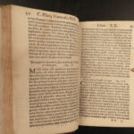 1560 1ed Pliny Elder Natural History MAGIC MEDICINE Fever Cures Blood Alopecia