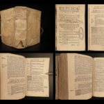 1581 Catholic BIBLE Commentary Against Heresy & Heretics Reformation Capitonus