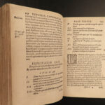 1581 Catholic BIBLE Commentary Against Heresy & Heretics Reformation Capitonus