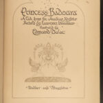 1913 EXQUISITE 1ed Princess Badoura Arabian Nights Dulac ART Aladdin Housman