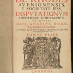 1676 Jesuit Georg de Rhodes Disputationes on GOD & ANGELS Catholic Aquinas Summa