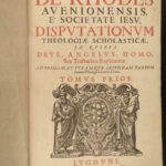 1676 Jesuit Georg de Rhodes Disputationes on GOD & ANGELS Catholic Aquinas Summa