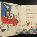1957 1st ed Cat in the Hat by Dr Seuss Children Illustrated Classic+ Original DJ