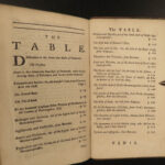 1734 Dryden Fables Ancient & Modern Homer Ovid Chaucer Boccaccio English Lit