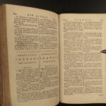 1772 BIBLE Greek & Latin New Testament Calvinism Hebraica Montanus Leusden MAP
