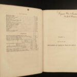 1866 United States NAVY Ordnance Instructions Civil WAR Officers Ships America