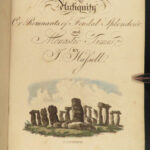 1807 Beauties of Antiquity England CASTLES & Abbeys Wales Stonehenge Britain