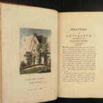 1807 Beauties of Antiquity England CASTLES & Abbeys Wales Stonehenge Britain