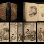 1837 Footsteps of Spanish Don Quixote 1ed Inglis Cruikshank ART Spain Cervantes
