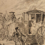 1837 1ed Footsteps of Spanish Don Quixote Inglis Cruikshank ART Spain Cervantes