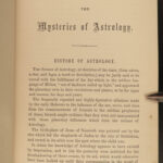 1854 Mysteries of Astrology MAGIC Witches Divination Demons Chiromancy Specters