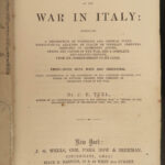 1859 1ed History of Franco-Austrian War ITALIAN Independence MAPS Napoleon III