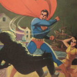 1942 1st Superman Superhero Graphic Novel DC Comic Lowther Color Illustrated