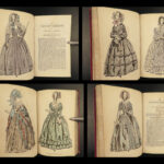 1842 FASHION Ladies Cabinet English Dresses Costume Style Color Illustrated RARE