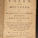 1796 PURITAN John Flavel Token for Mourners AMERICAN Bible Devotional on Death