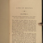 1835 John Milton Paradise Lost Complete Works Turner Art English 6v Leather SET