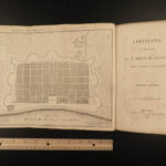 1852 1ed Louisiana History MAP French Colonization New Orleans Charles Gayarre