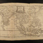 1772 ATLAS MAPS Geographical Grammar Salmon Europe China Colonial USA Voyages