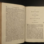 1799 History of QUAKERS Willem Sewel Turkish Pirates William PENN George Fox 2v