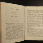 1799 History of QUAKERS Willem Sewel Turkish Pirates William PENN George Fox 2v
