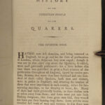 1799 History of QUAKERS Willem Sewel Turkish Pirates William PENN George Fox 2v