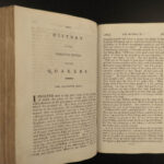 1799 History of QUAKERS Willem Sewel Turkish Pirates William PENN George Fox 2v