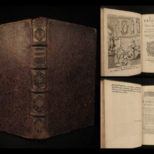1675 Pliny the Younger Panegyricus Emperors Trajan & Domitian ROME Military