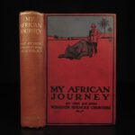 1908 Winston Churchill 1st ed Big Game Hunting My African Journey Illustrated