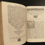 1560 GREEK Heliodorus ETHIOPIA Mythology Egypt Persia Aethiopica Italian Venice