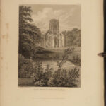 1830 Fountains Abbey in Yorkshire Cathedral Ruins Illustrated Henry VIII Storer
