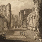 1830 Fountains Abbey in Yorkshire Cathedral Ruins Illustrated Henry VIII Storer